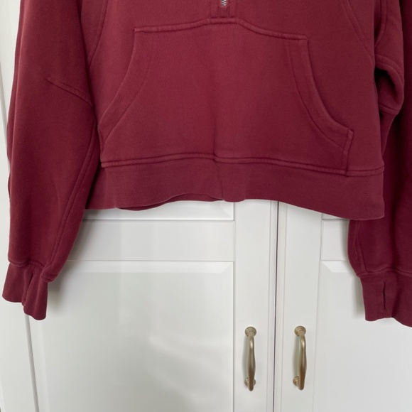 Lululemon Scuba Oversized 1/2 Zip Hoodie Sweatshirt, Savannah, Size M/L - Picture 7 of 10